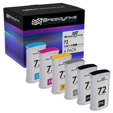 SPEEDYINKS 6PK Replacement HP 72 Ink Cartridge HY PB Cyan Magenta Yellow Gray MB picture