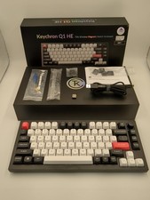 New KEYCHRON Q1 HE 75% Wireless Magnetic Switch Keyboard Nebula Linear Switch picture