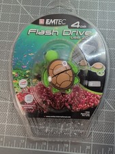 Emtec Novelty USB Flash Drive keychain 4GB Aquarium Turtle New Sealed (EV) picture