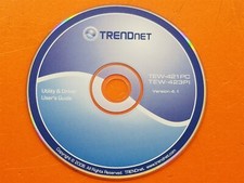 ⭐️⭐️⭐️⭐️⭐️ Trendnet Utility & Driver Version 4.1 TEW-421PC TEW-423PI CD picture