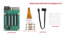 Radxa Penta SATA HAT 5-Bay SATA Expansion for Raspberry Pi 5 & ROCK Pi picture