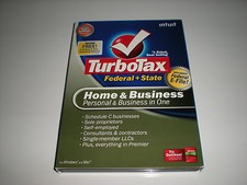 Turbotax 2008 Home & Business with state. (State support discontinued). New box. picture