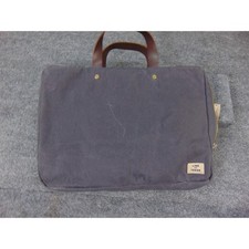 Line of Trade Laptop Bag Mens OS Canvas Gray Solid Messenger Work Briefcase Tech picture