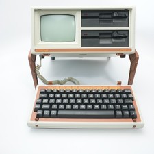 VINTAGE OTRONA ATTACHE PORTABLE COMPUTER Original Laptop Collectible Tech PC picture