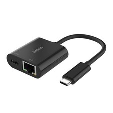 Connect USB-C to Ethernet + Charge Adapter 100W, Black picture