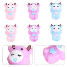 12Pcs Adorable Silicone Cartoon Pencil Caps Reusable Animal Pencil Tip Covers picture