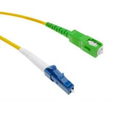 1m LC/UPC-SC/APC Simplex 9/125 OS2 Singlemode Fiber Patch Cable OFNR Yellow 3FT picture