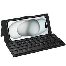 CACOE Wireless Keyboard with Stand, Mini for Cell Phone, black picture