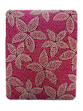 Apple iPad WiFi iPad WiFi 3G Pink Flowers Bling Diamonte Protector Case Rare NEW picture