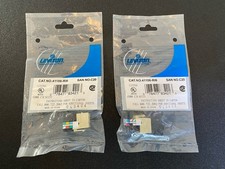 Leviton Ivory Voice Grade Snap-In Jack C20-41106-RI6 (Lot of 2) picture