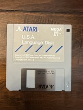 Mega / Atari ST USA Language Disk  1986 3.5