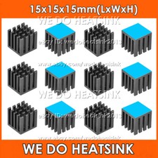 15x15x15mm Black Zigzag Anodized Aluminum Heatsink Cooler For Banana Pi 5 IC picture