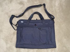 Victorinox Swiss Army Messenger Laptop Travel Pack Slim Black Nylon Business Bag picture