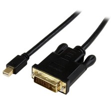 Startech IT MDP2DVIMM3BS 3ft Mini DisplayPort to DVI Adapter Black picture
