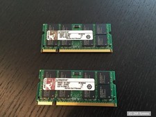 Sony Vario VGN-FE21S Replacement Part: 2x RAM 1GB Kingston 9905295-001 M12864E40 picture