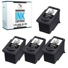 CMYi 4X Replacement PG-260XL Black Ink Cartridge for Canon PIXMA TS6420a TR7020a picture