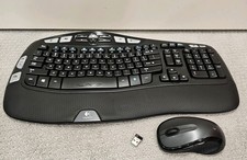 Logitech Comfort Wave Wireless K350 Keyboard & M510 Mouse With Unifying Dongle picture