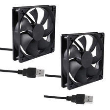 UMLIFE 2PACK 120Mm 5V USB Computer PC Fan, 120Mm Fan 5V USB Brushless 12025 120X picture