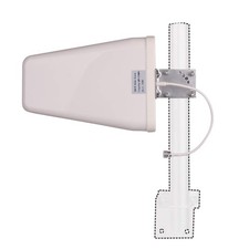 10 dBi Wideband Directional Antenna High Gain Log Antenna, White picture