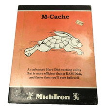 Genuine Vintage MICHTRON M-CACHE Hard Disk Caching Utility Software for Atari ST picture