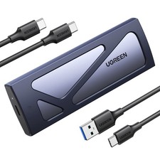 UGREEN SSD Enclosure Tool-Free USB C External 10Gbps M.2 NVMe to Grey picture