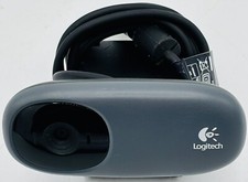 PRE-OWNED Black/Gray Logitech Webcam C110 {Model# V-U0024} picture