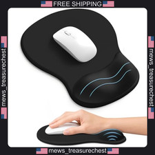 Ergonomic Mouse Pad with Wrist Rest, Gel Support, Non-Slip Base picture