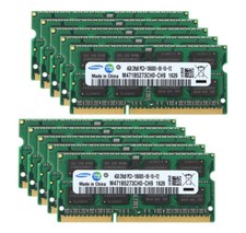 10pcs Samsung 4GB DDR3 1333 MHz PC3 10600S 204PIN SO-DIMM Laptop RAM Memory #New picture