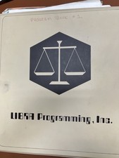 Vintage LIBRA Accounting System Manual Binder IBM 5110 Phase I Computer 1977 Doc picture