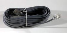 15FT Phone Line RJ11 Cable Silver picture