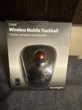 Kensington Orbit Wireless Mobile Trackball Mouse K72352US USB Receiver Box picture