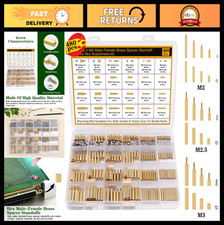 480Pcs M2 M2.5 M3 Standoffs Screws Nuts Kit for DIY PC Build, Raspberry Pi, Elec picture