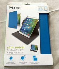 iHome Slim Swivel Folio Case Swivel Stand for iPad Air/Air 2/Pro 9.7 Blue picture