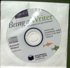 Being a Writer Grades K-6 Session Agendas and Facilitators Tools (CD-ROM) picture