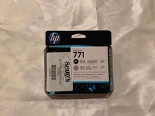 NEW Photo Black Light Gray HP Design Jet 771 Genuine Printhead CE020A SEPT 2023 picture