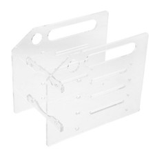 Durable Acrylic Hard Drive Stack 4-Tier Organizer Bracket Clear Reusable Storage picture