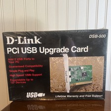 Sealed D-Link DSB-500 2Port PCI USB Upgrade Card picture