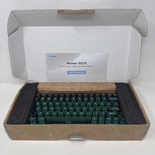 Womier 75% Keyboard with QMK/VIA, WD75 Wood Gaming Keyboard 8000mAh Battery, ... picture