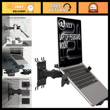 Adjustable Articulating Pegboard Mount for Laptop & Monitor - Versatile Desk Set picture