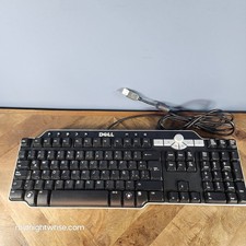 Dell SK-8135 Black 104-Key USB Wired Standard  Latin/Spanish LTN Keyboard 0DJ375 picture