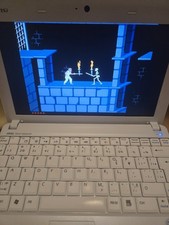 Vintage Netbook MSI Wind U 100 Rare White for retro gaming picture