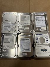 Lot of (6) Hitachi, Samsung, Maxtor 250GB SATA Desktop HDD 3.5