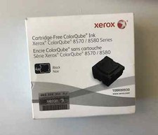 Genuine Xerox 108R00930 4x Black Solid ColorQube Ink 8570/8580 New Open Box picture