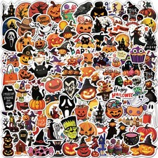 300 Pcs Halloween Pumpkin Stickers for Kids, Party Assorted, Multi picture