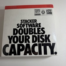 NEW SEALED STACKER SOFTWARE 1991 Doubles Your Disk Capacity picture
