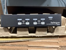 StarTech 4 Port Professional USB VGA KVM Switch SV431DUSB w/ Power Cable picture