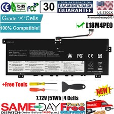 ✅L18M4PE0 L18L4PE0 Battery For Lenovo Yoga C740-14IML 5B10W67296 5B10U40209 51Wh picture
