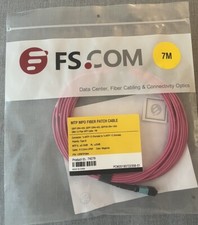 FS.com 7M 12 Fibers MTP OM4 50/125 Multimode Trunk Cable (Magenta) picture
