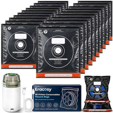 20 Pack 3D Printer Filament Storage Bags Kit with USB Vacuum Pump picture