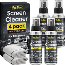 Screen Cleaner Spray 16Oz (4Oz X 4 Pack) - TV & Computer Screen Cleaner with 2 M picture
